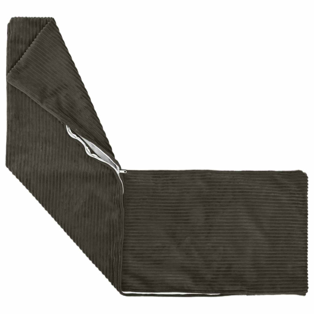 vidaXL Poszewka na poduszkę HEERLEN antracytowy 40 x 145 cm sztruks