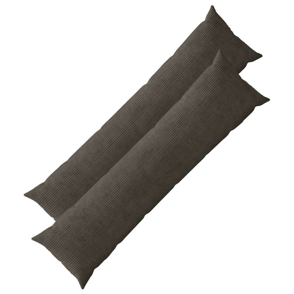 vidaXL Poszewka na poduszkę 2 pcs HEERLEN antracytowy 40 x 145 cm