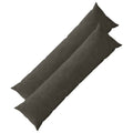 vidaXL Poszewka na poduszkę 2 pcs HEERLEN antracytowy 40 x 145 cm