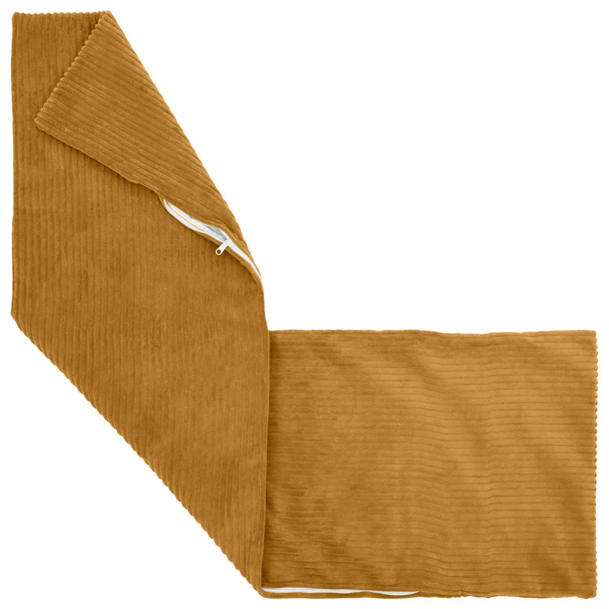 vidaXL Poszewka na poduszkę 2 pcs HEERLEN żółty 40 x 145 cm sztruks