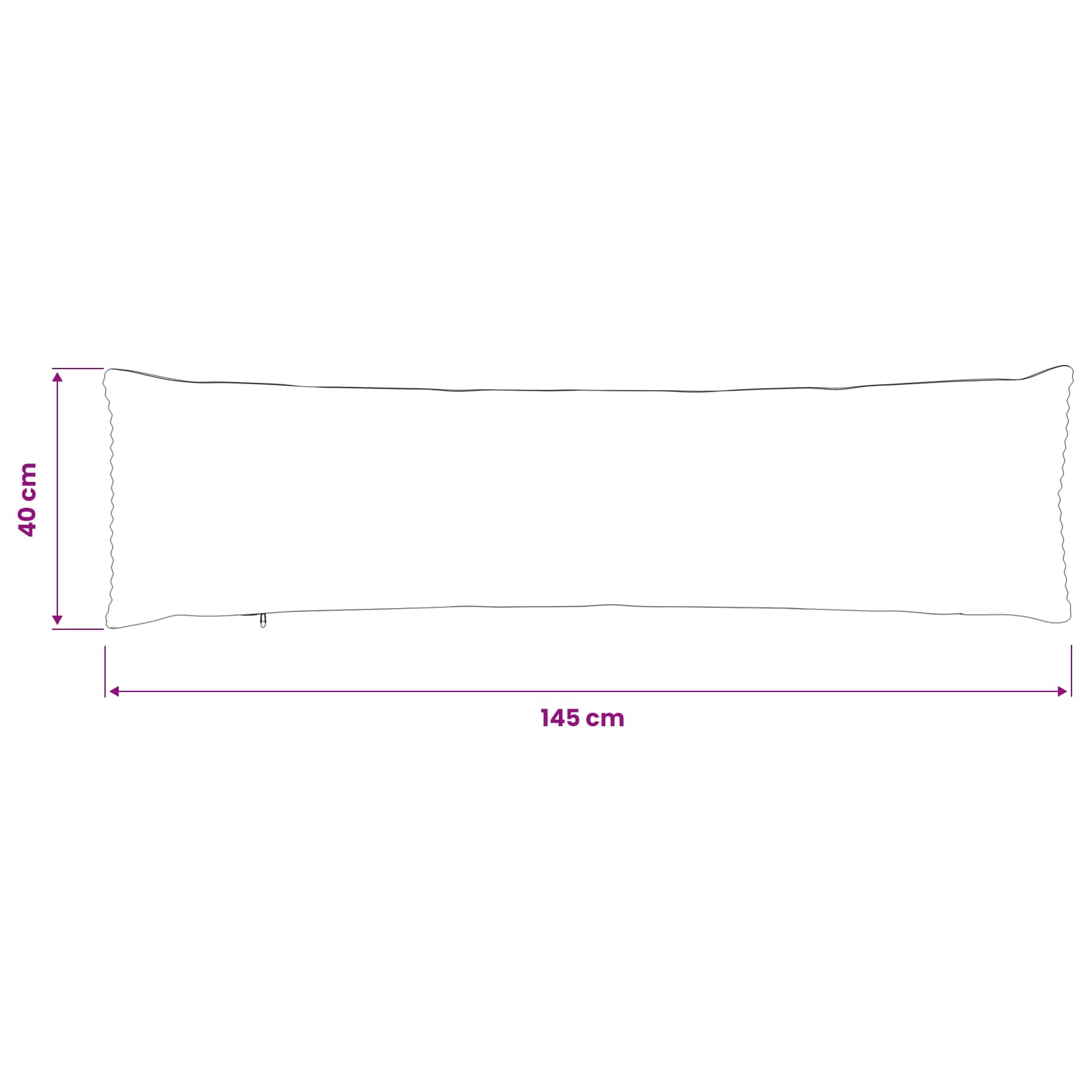 vidaXL Poszewka na poduszkę 2 pcs HEERLEN żółty 40 x 145 cm sztruks
