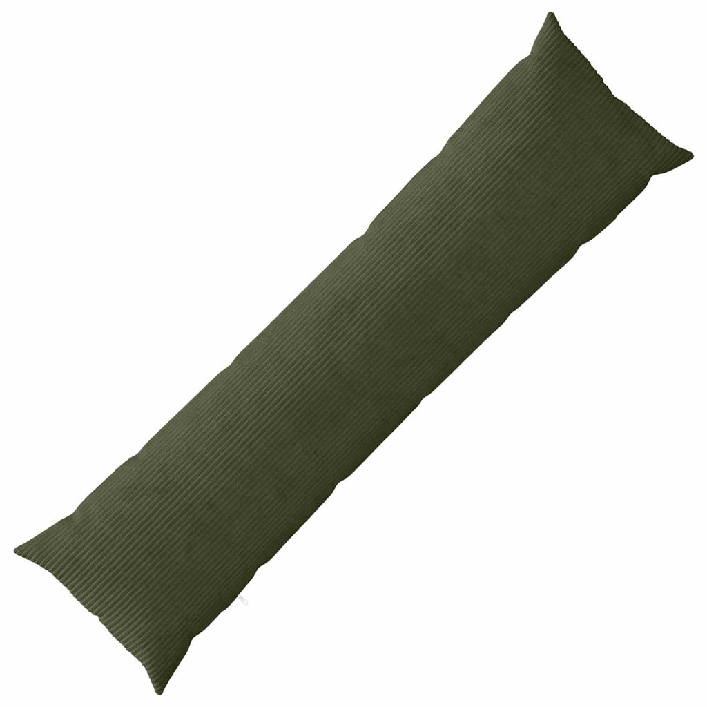 vidaXL Poszewka na poduszkę HEERLEN zielony 40 x 145 cm sztruks
