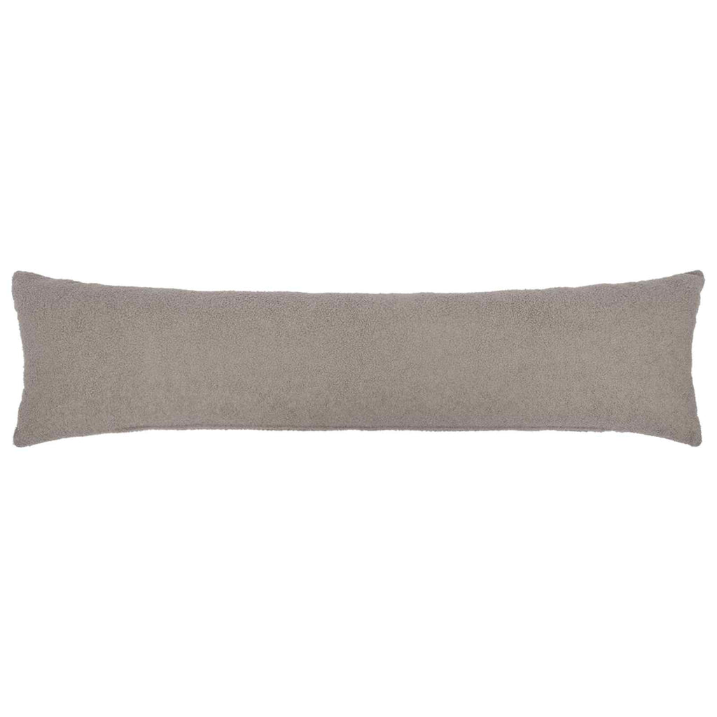 vidaXL Poszewka na poduszkę HEERLEN jasnoszary 40 x 145 cm Bouclé