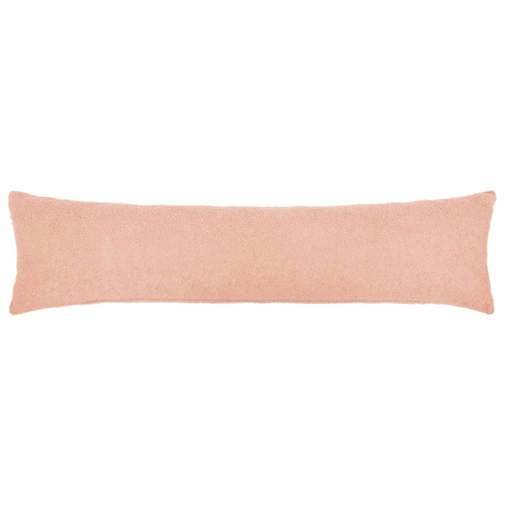vidaXL Poszewka na poduszkę HEERLEN różowy 40 x 145 cm Bouclé
