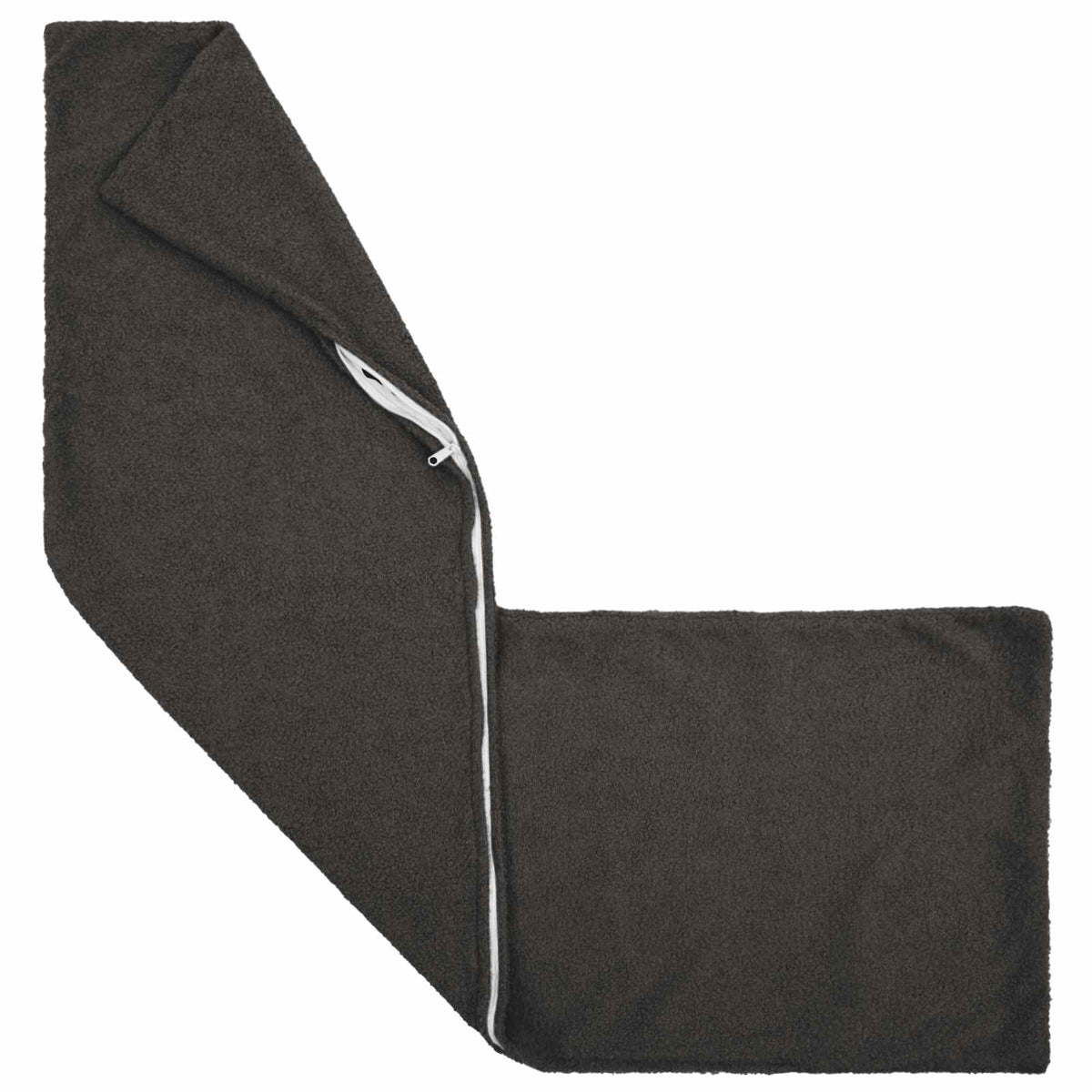 vidaXL Poszewka na poduszkę HEERLEN ciemnoszary 40 x 145 cm Bouclé