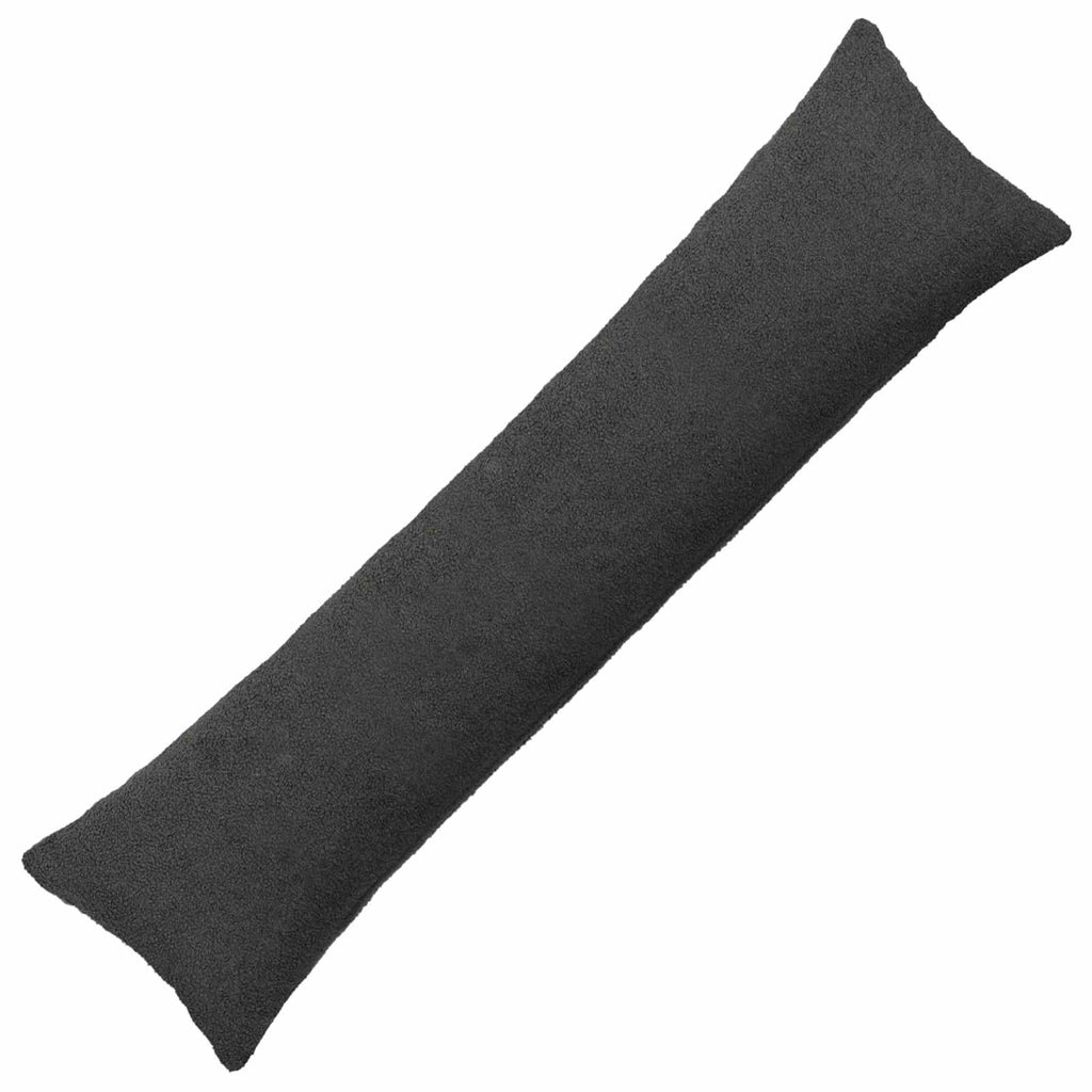 vidaXL Poszewka na poduszkę HEERLEN ciemnoszary 40 x 145 cm Bouclé