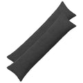vidaXL Poszewka na poduszkę 2 pcs HEERLEN ciemnoszary 40 x 145 cm