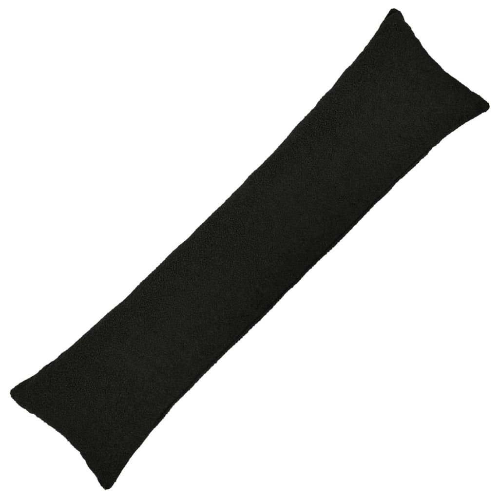 vidaXL Poszewka na poduszkę HEERLEN Czarny 40 x 145 cm Bouclé