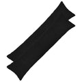 vidaXL Poszewka na poduszkę 2 pcs HEERLEN Czarny 40 x 145 cm Bouclé