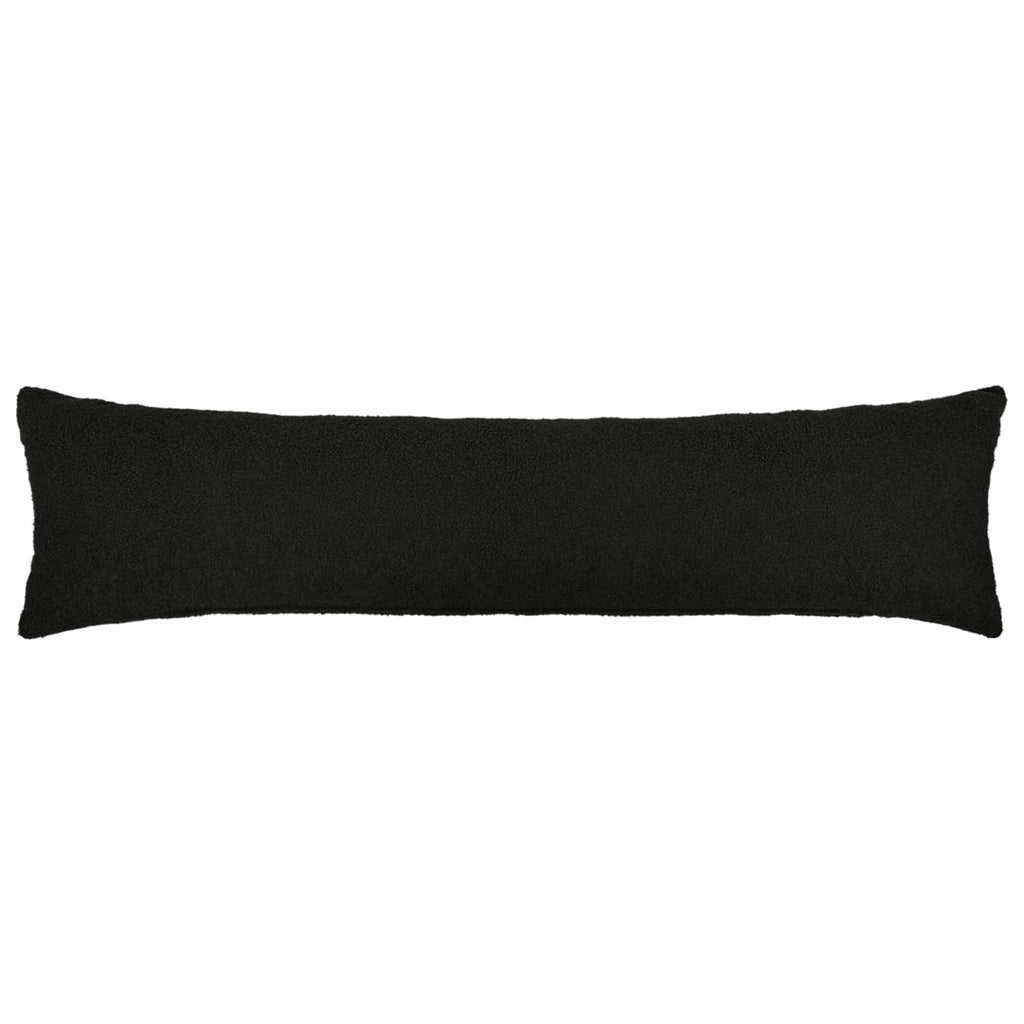 vidaXL Poszewka na poduszkę 2 pcs HEERLEN Czarny 40 x 145 cm Bouclé