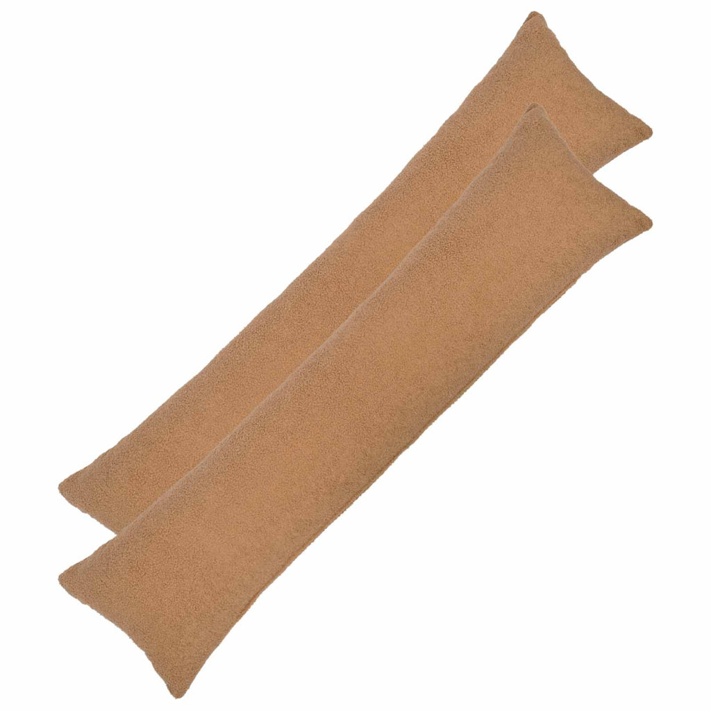 vidaXL Poszewka na poduszkę 2 pcs HEERLEN Beżowy 40 x 145 cm Bouclé