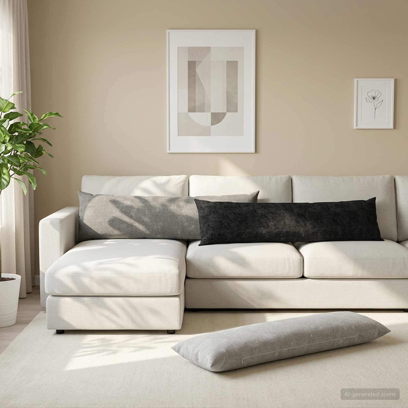 vidaXL Poszewka na poduszkę 2 szt. HEERLEN antracytowy 40 x 145 cm