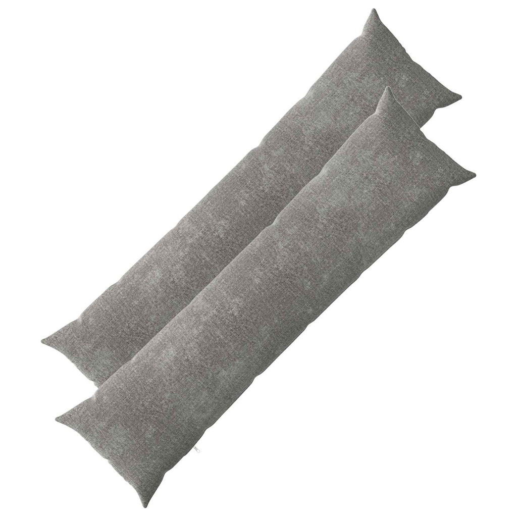 vidaXL Poszewka na poduszkę 2 pcs HEERLEN ciemnoszary 40 x 145 cm