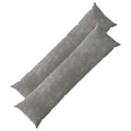 vidaXL Poszewka na poduszkę 2 pcs HEERLEN ciemnoszary 40 x 145 cm
