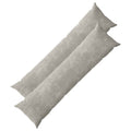 vidaXL Poszewka na poduszkę 2 pcs HEERLEN jasnoszary 40 x 145 cm