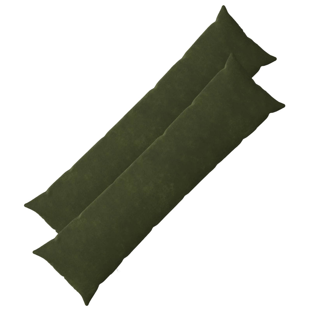 vidaXL Poszewka na poduszkę 2 pcs HEERLEN zielony 40 x 145 cm