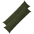 vidaXL Poszewka na poduszkę 2 pcs HEERLEN zielony 40 x 145 cm