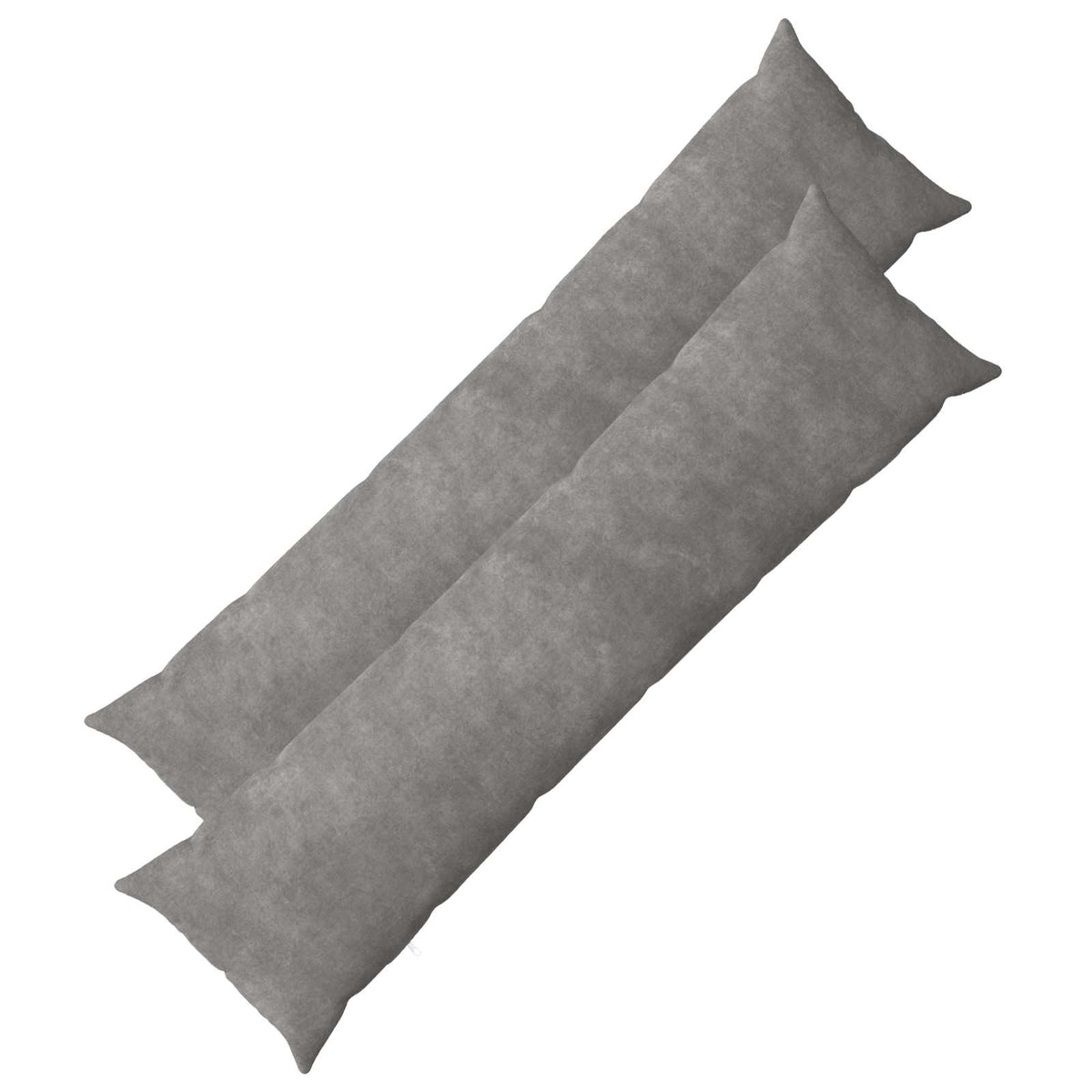 vidaXL Poszewka na poduszkę 2 pcs HEERLEN jasnoszary 40 x 145 cm