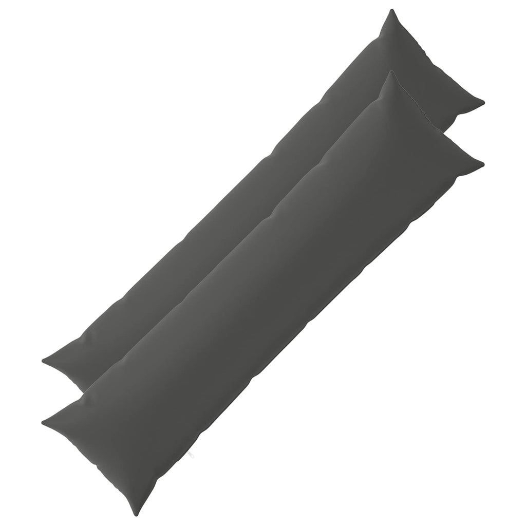 vidaXL Poszewka na poduszkę 2 pcs HEERLEN antracytowy 40 x 145 cm