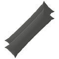 vidaXL Poszewka na poduszkę 2 pcs HEERLEN antracytowy 40 x 145 cm