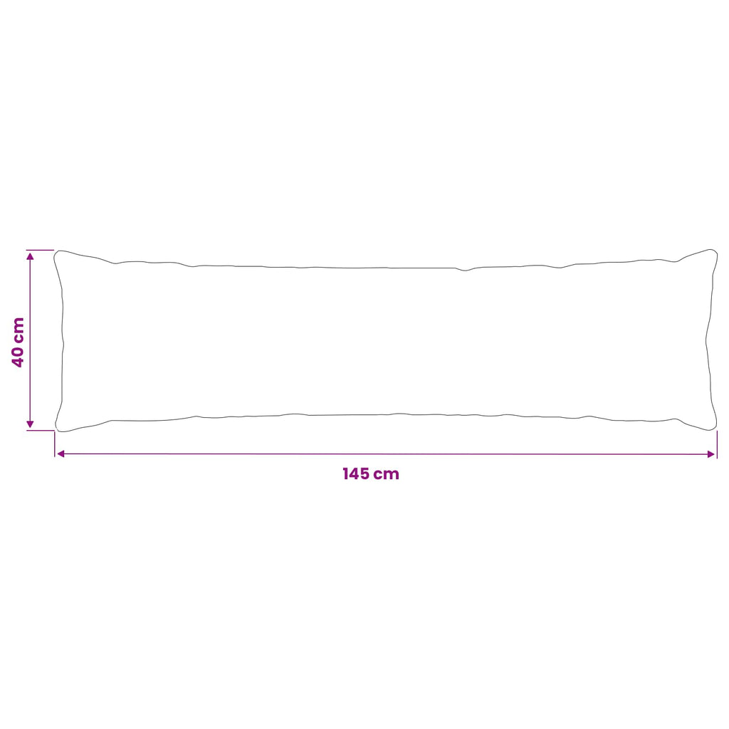 vidaXL Poszewka na poduszkę 2 pcs HEERLEN antracytowy 40 x 145 cm