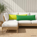 vidaXL Poduszka z poduszką HEERLEN Jasnozielony 40 x 145 cm Poliester
