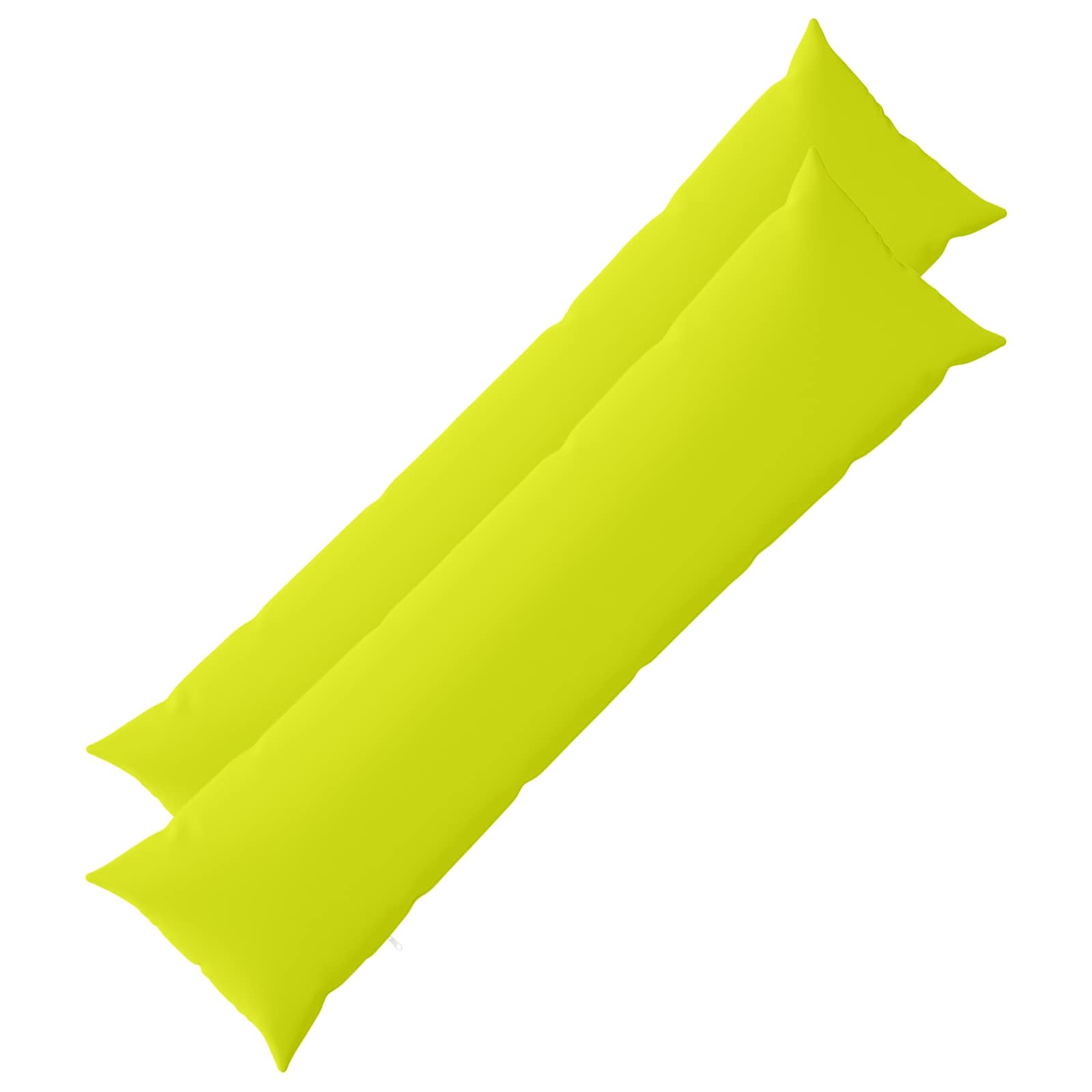 vidaXL Poszewka na poduszkę 2 pcs HEERLEN Jasnozielony 40 x 145 cm