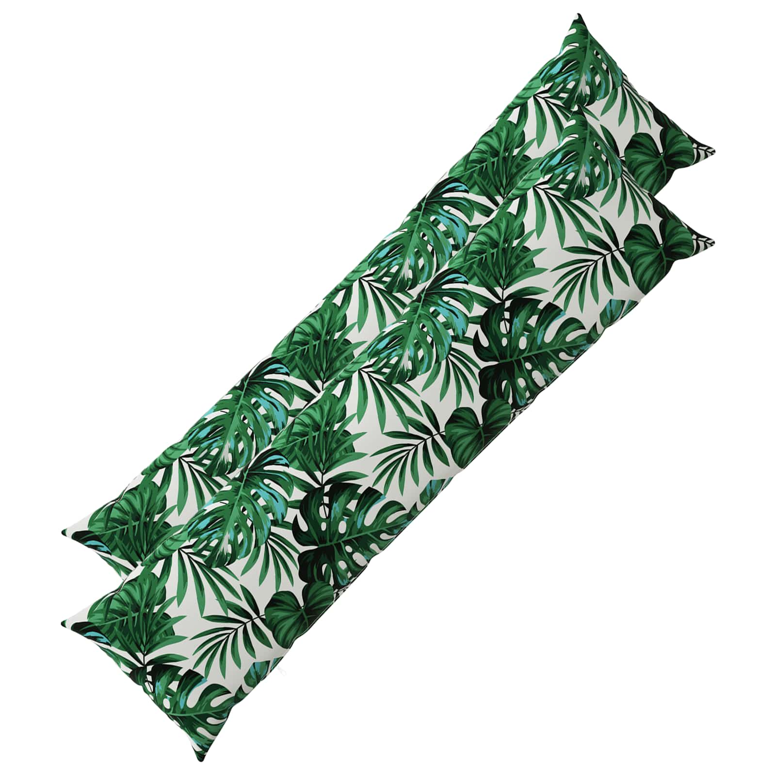 vidaXL Poszewka na poduszkę 2 pcs HEERLEN motyw liści 40 x 145 cm