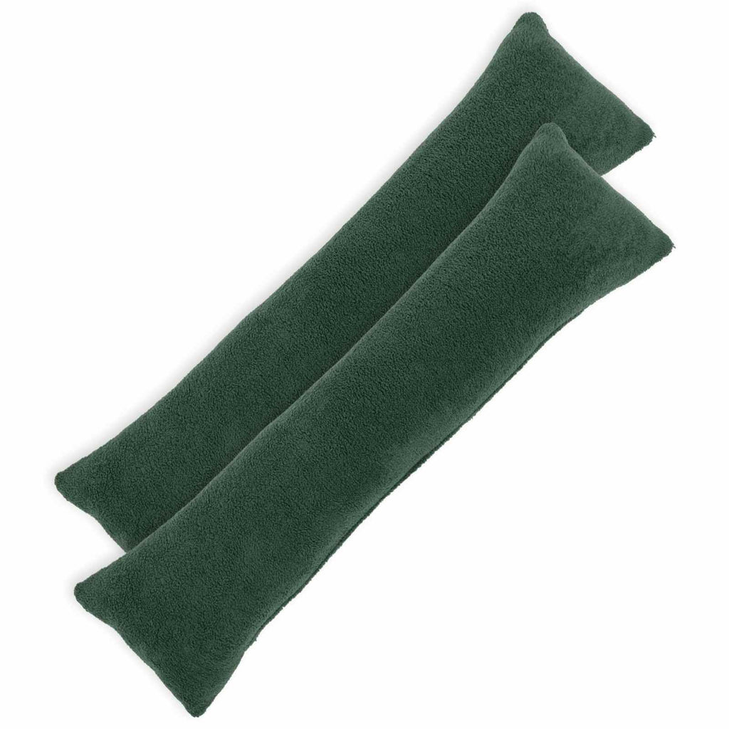 vidaXL Poszewka na poduszkę 2 pcs HEERLEN Ciemnozielony 40 x 145 cm