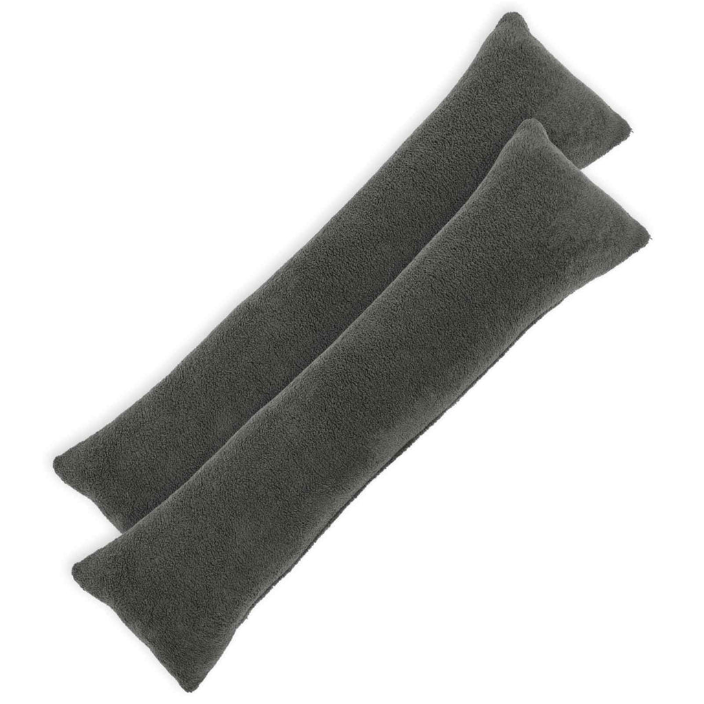 vidaXL Poszewka na poduszkę 2 pcs HEERLEN ciemnoszary 40 x 145 cm