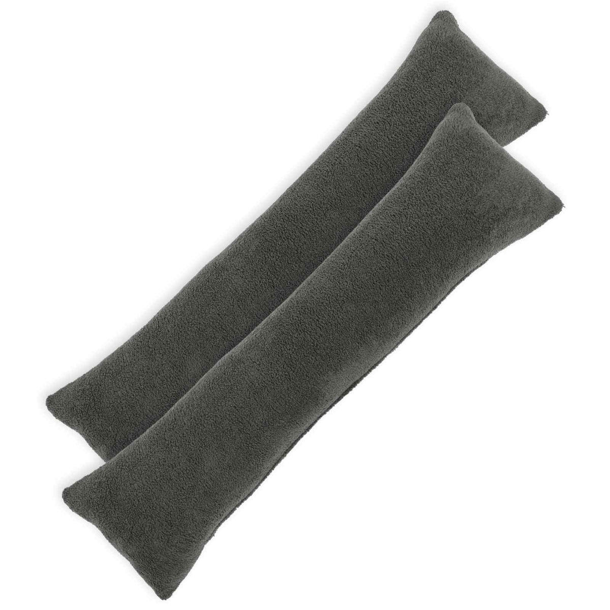 vidaXL Poszewka na poduszkę 2 pcs HEERLEN ciemnoszary 40 x 145 cm