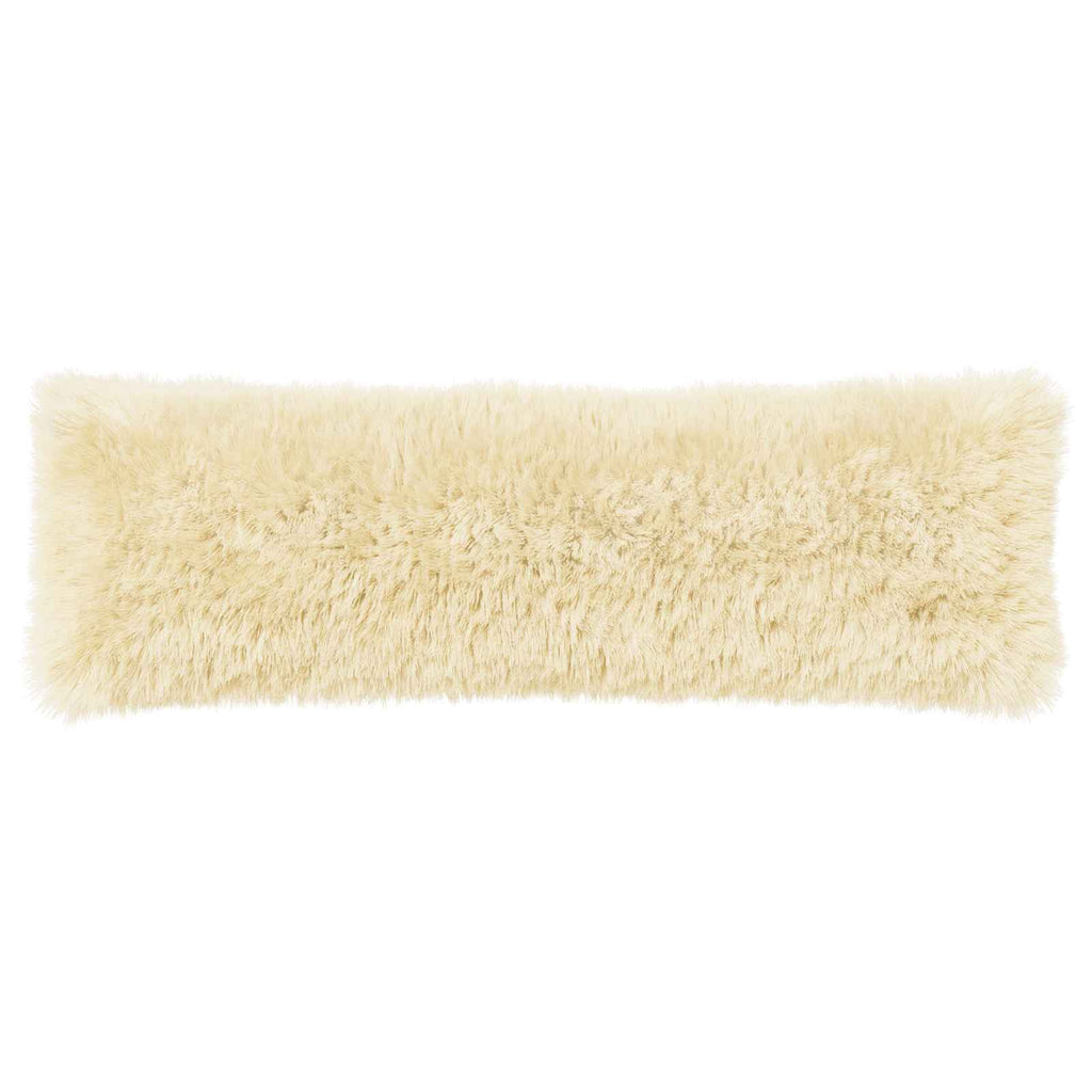 vidaXL Poszewka na poduszkę HEERLEN kremowy 40 x 145 cm Fleece PV