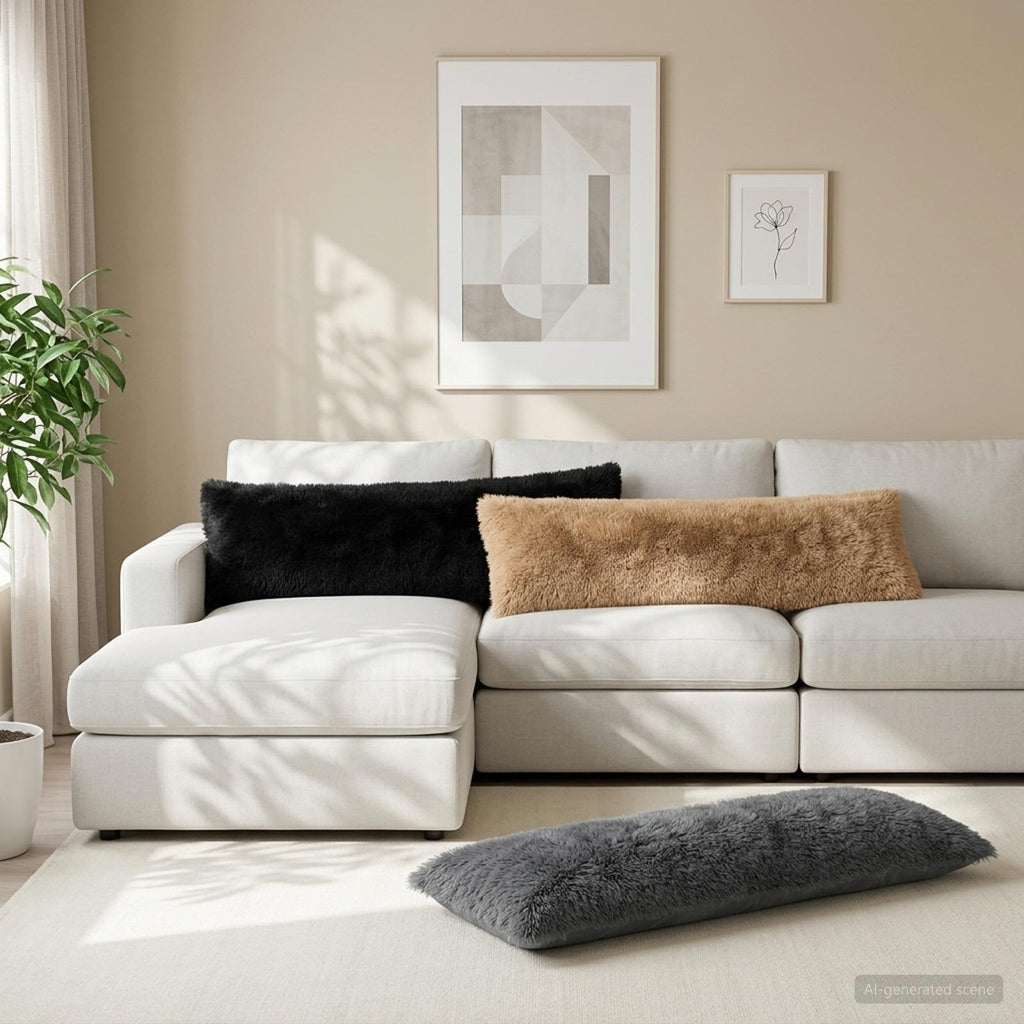 vidaXL Poszewka na poduszkę 2 pcs HEERLEN antracytowy 40 x 145 cm