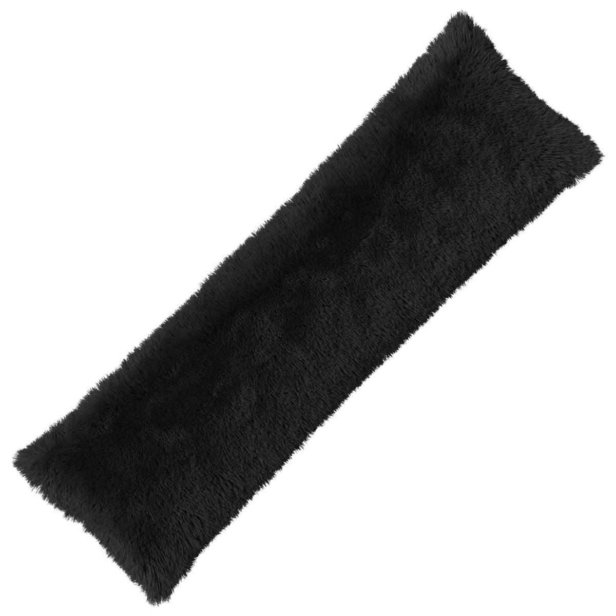 vidaXL Poszewka na poduszkę HEERLEN Czarny 40 x 145 cm Fleece PV