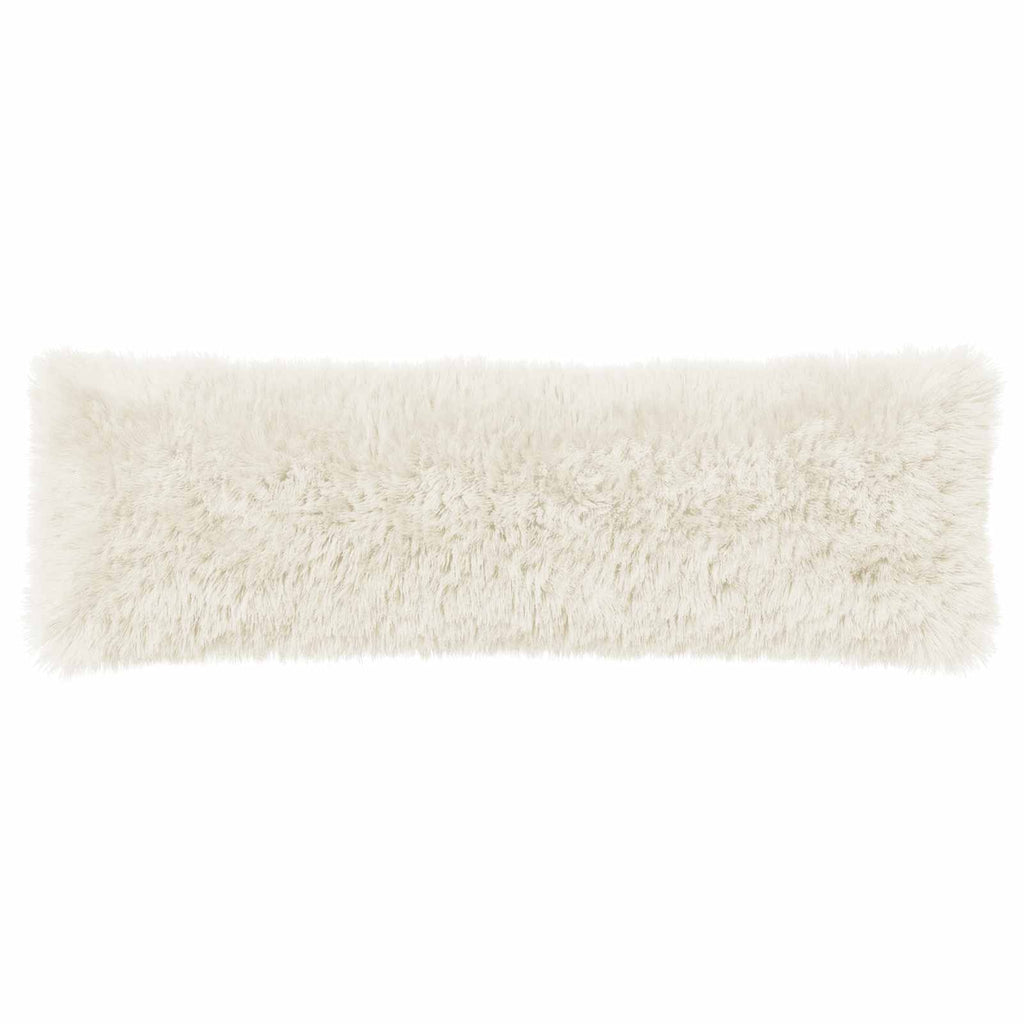 vidaXL Poszewka na poduszkę HEERLEN Biały 40 x 145 cm Fleece PV