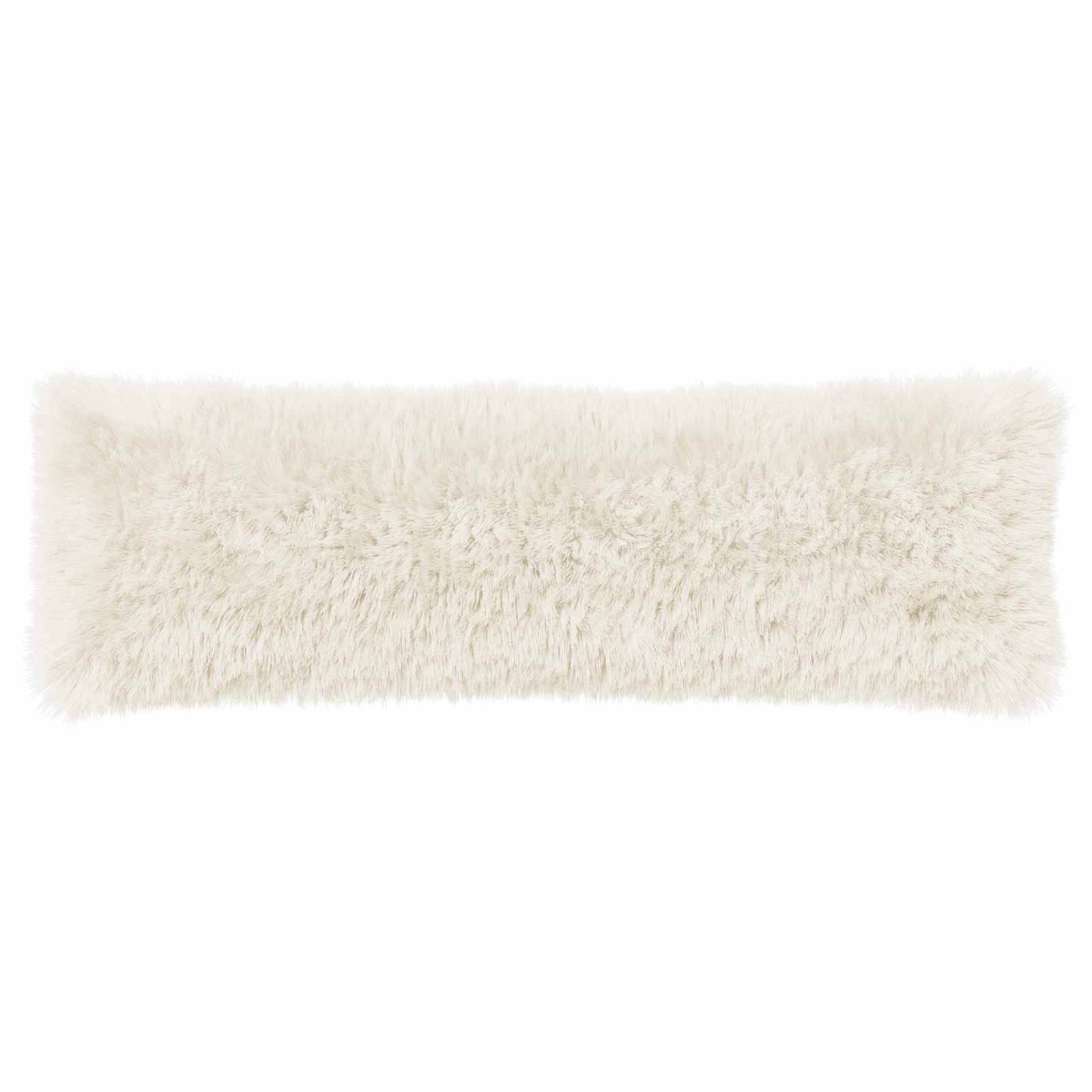 vidaXL Poszewka na poduszkę HEERLEN Biały 40 x 145 cm Fleece PV