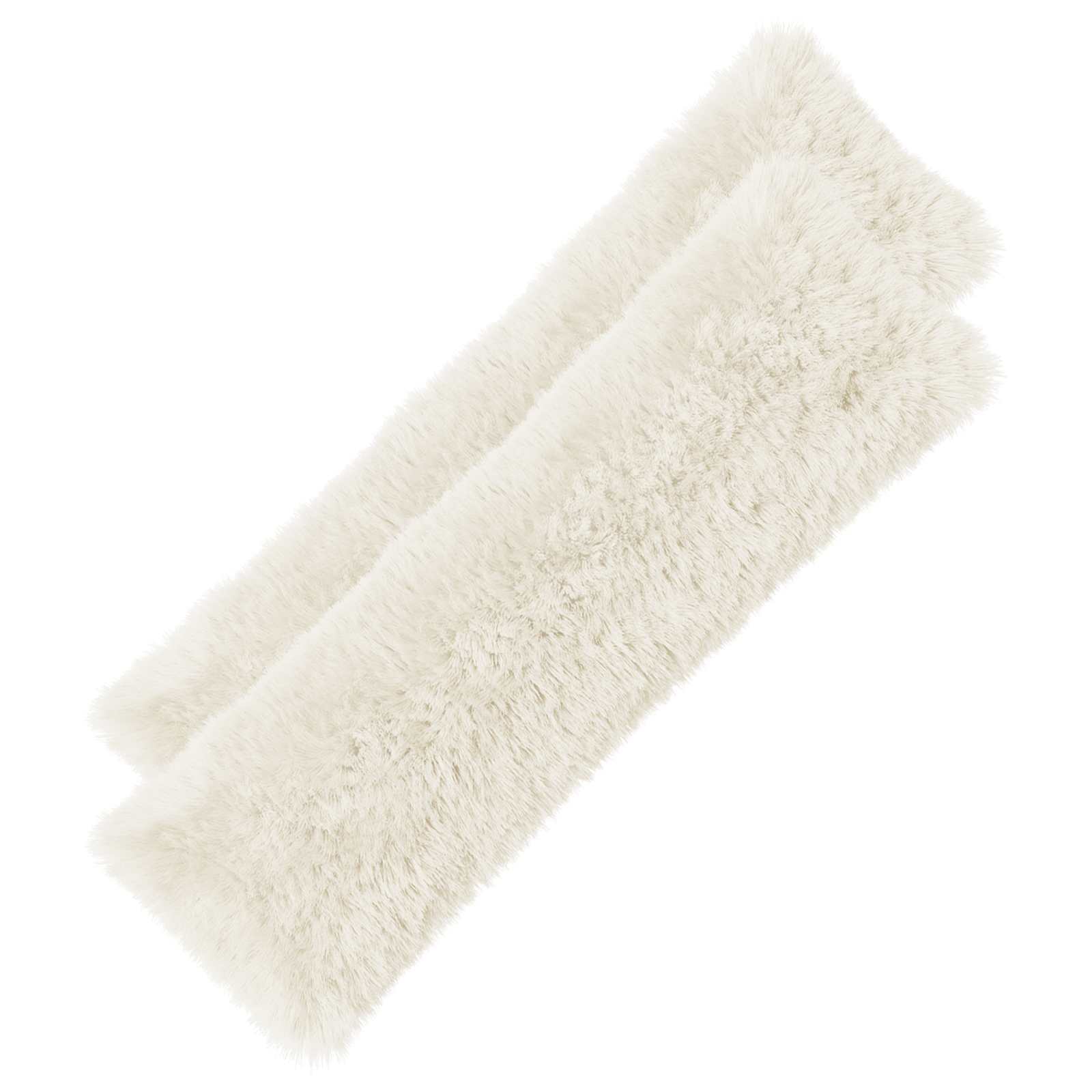 vidaXL Poszewka na poduszkę 2 pcs HEERLEN Biały 40 x 145 cm Fleece PV
