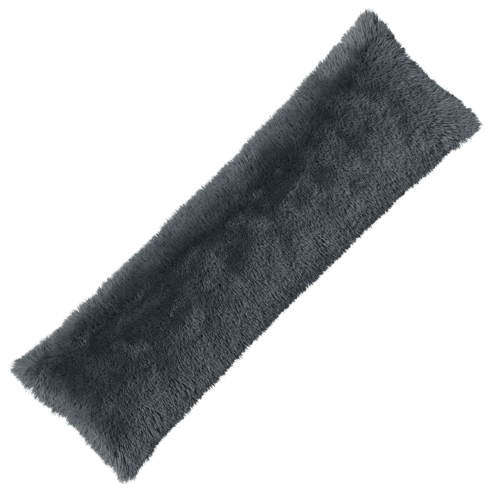 vidaXL Poszewka na poduszkę HEERLEN antracytowy 40 x 145 cm Fleece PV