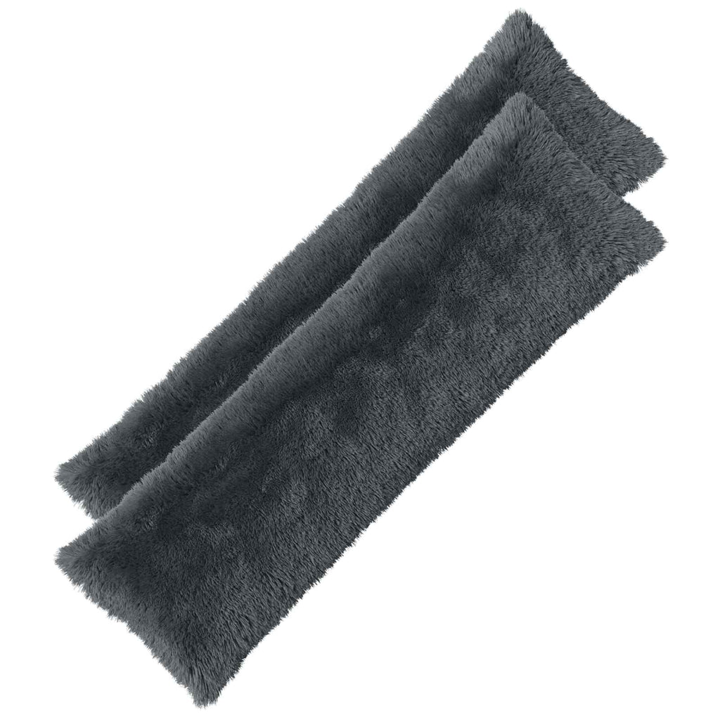 vidaXL Poszewka na poduszkę 2 pcs HEERLEN antracytowy 40 x 145 cm