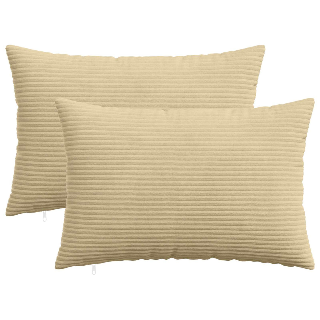 vidaXL Poszewka na poduszkę 2 pcs HEERLEN Zielono-szary 40 x 60 cm
