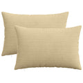 vidaXL Poszewka na poduszkę 2 pcs HEERLEN Zielono-szary 40 x 60 cm