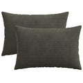 vidaXL Poszewka na poduszkę 2 pcs HEERLEN antracytowy 40 x 60 cm
