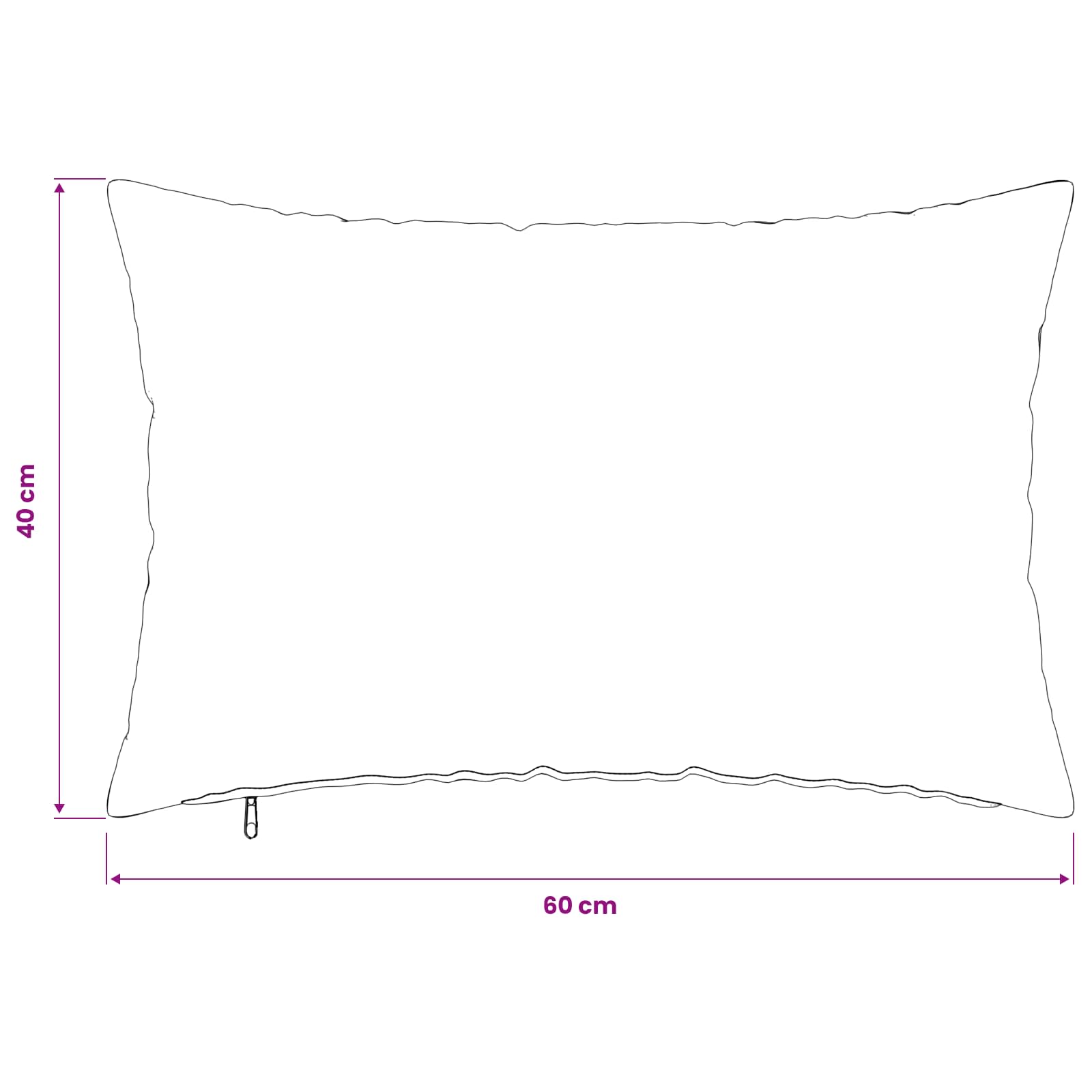 vidaXL Poszewka na poduszkę 6 pcs HEERLEN jasnoszary 40 x 60 cm Bouclé