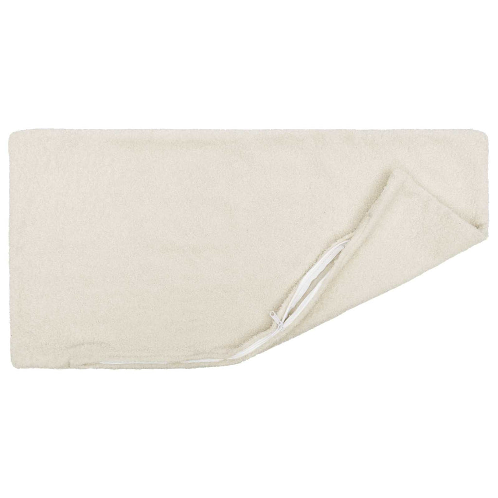 vidaXL Poszewka na poduszkę 2 pcs HEERLEN kremowy 40 x 60 cm Bouclé