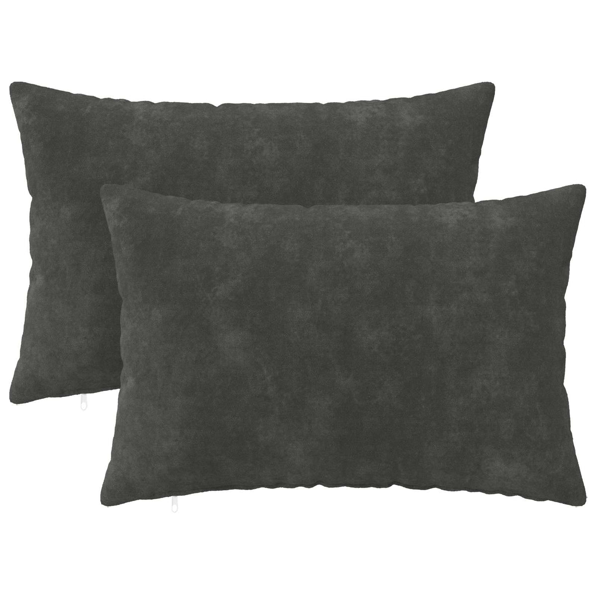 vidaXL Poszewka na poduszkę 2 pcs HEERLEN antracytowy 40 x 60 cm