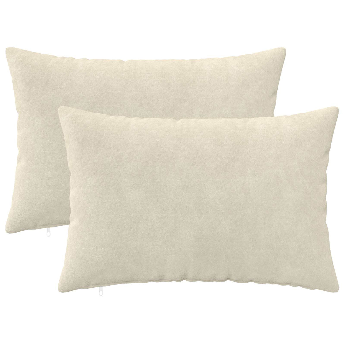 vidaXL Poszewka na poduszkę 2 pcs HEERLEN kremowy 40 x 60 cm
