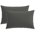 vidaXL Poszewka na poduszkę 2 pcs HEERLEN antracytowy 40 x 60 cm