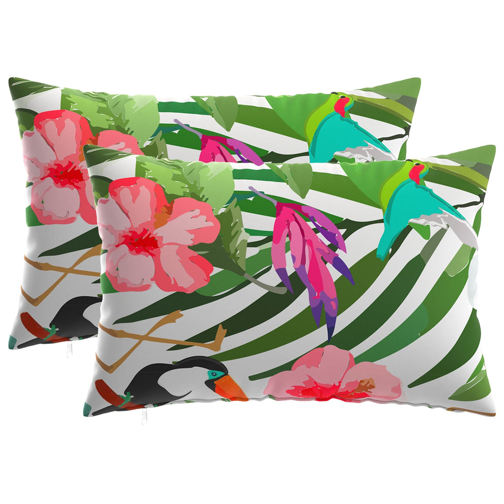 vidaXL Poszewka na poduszkę 2 pcs HEERLEN Czarny 40 x 60 cm Poliester