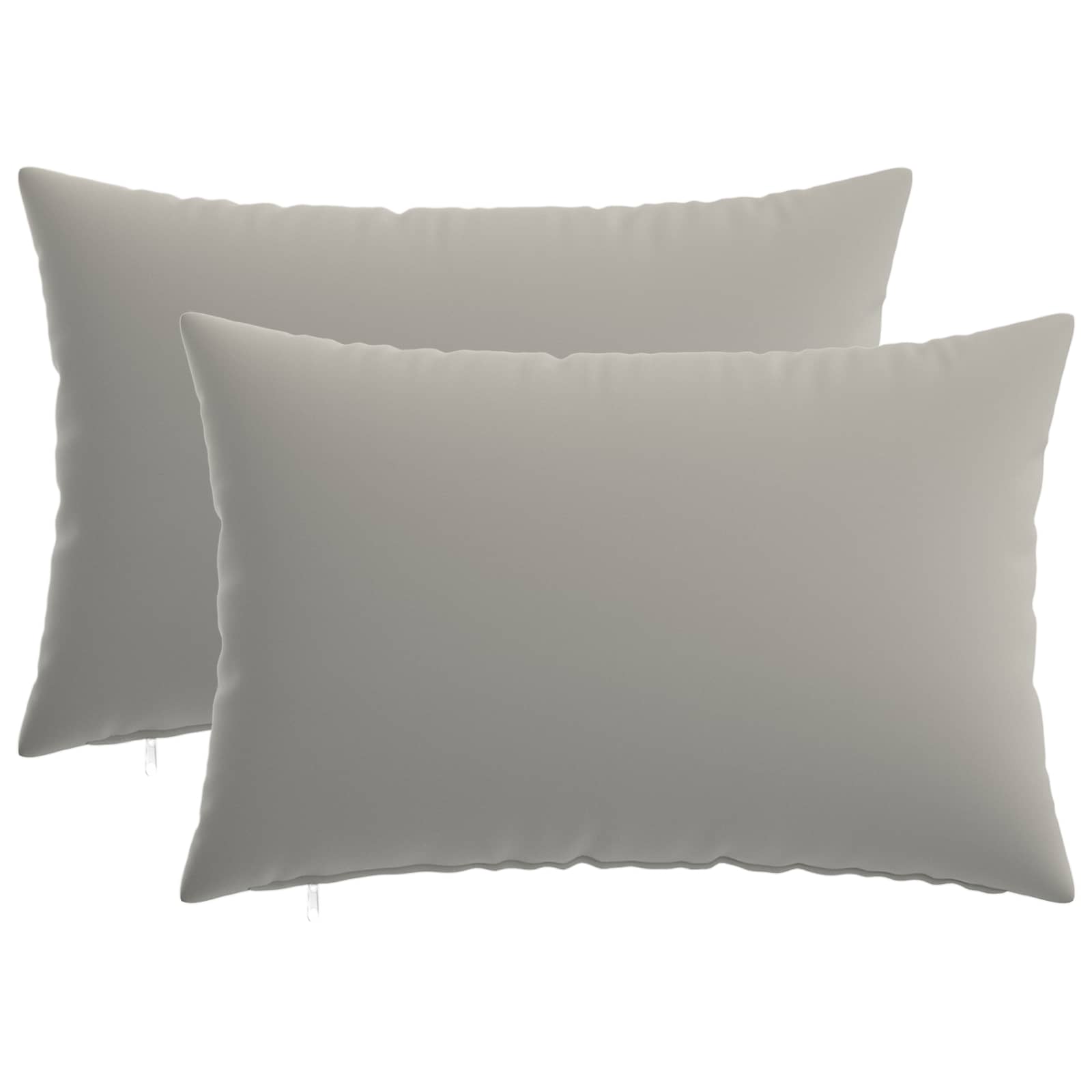 vidaXL Poszewka na poduszkę 2 pcs HEERLEN Szary 40 x 60 cm Poliester