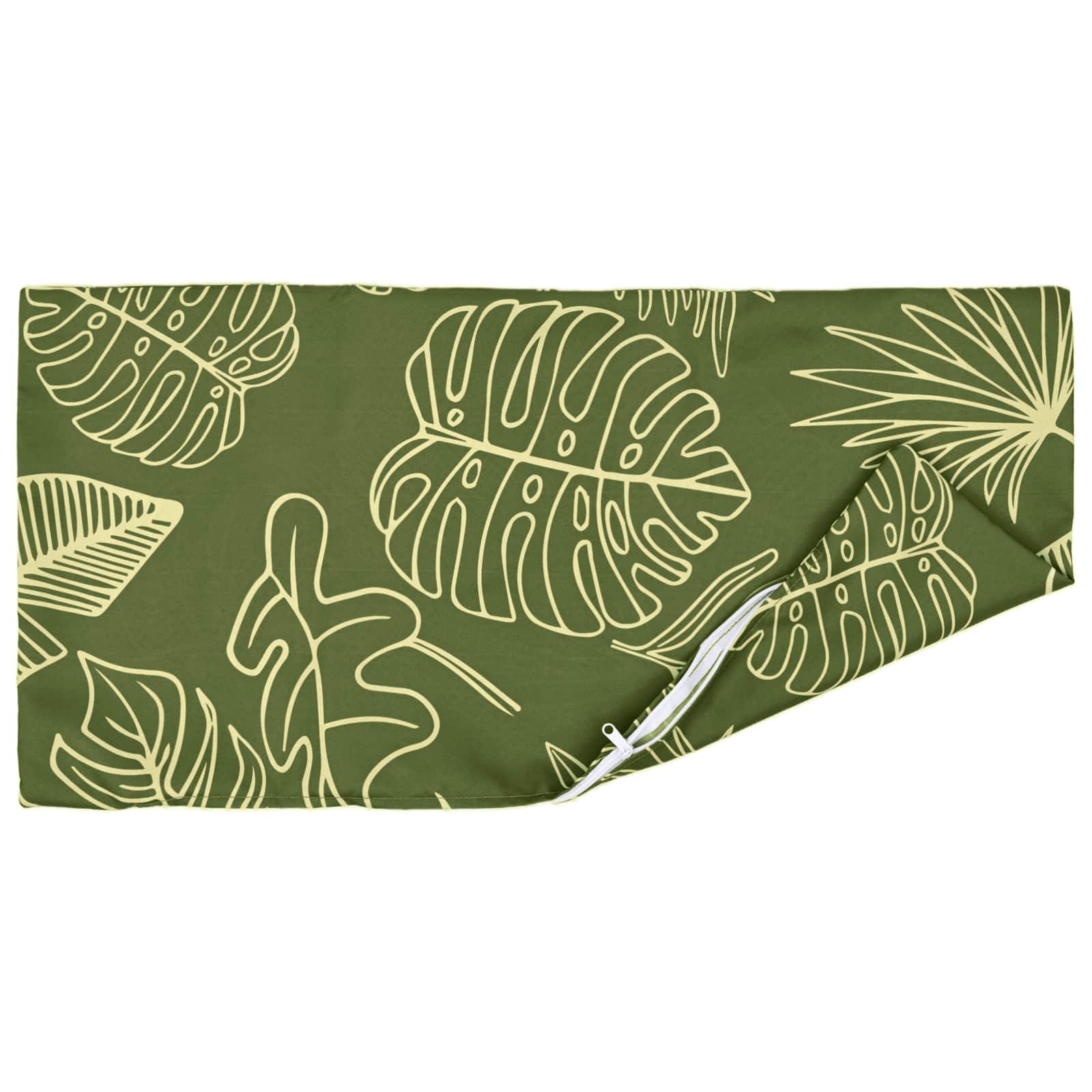 vidaXL Poszewka na poduszkę 2 pcs HEERLEN Wzór liścia 40 x 60 cm